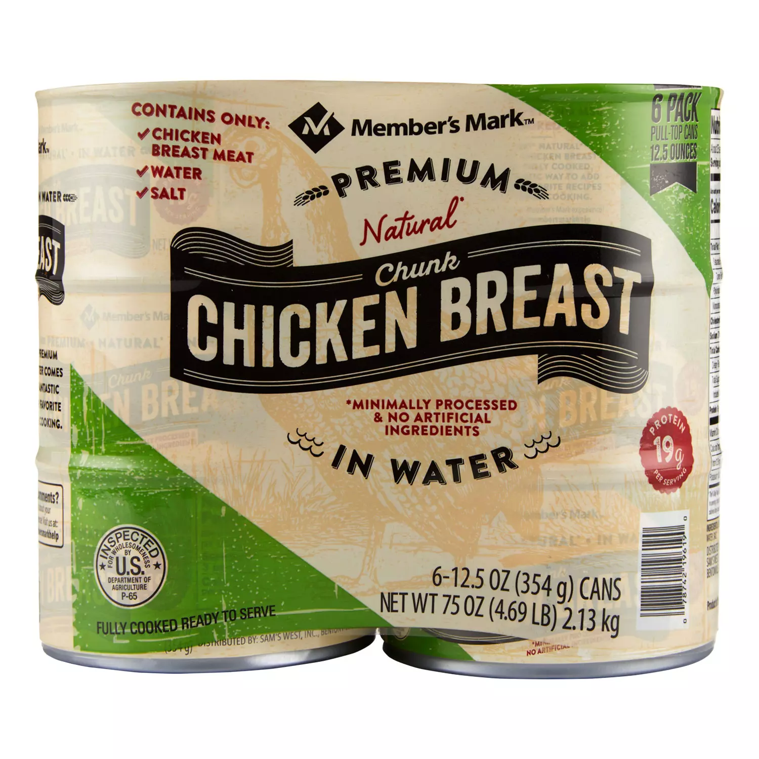 MEMBER'S MARK Premium Chunk Chicken Breast (12.5 oz., 6 ct.)