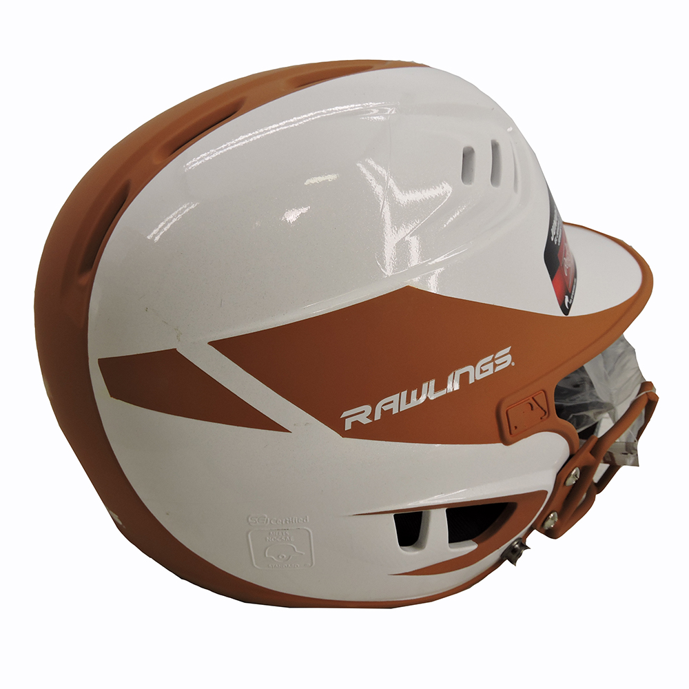 RAWLINGS Velo Junior 2Tone Softball Batting Helmet with Faceguard