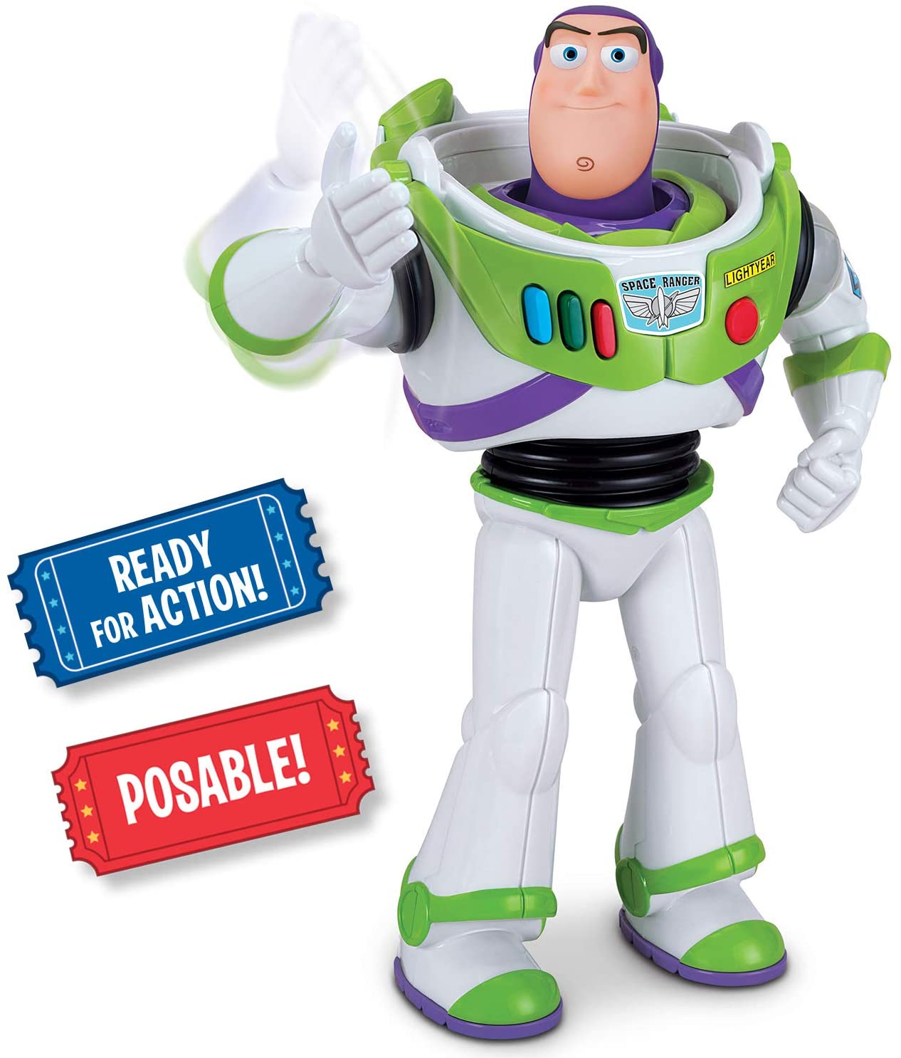 DISNEY Pixar Toy Story 4 Buzz Lightyear with Karate Chop Action