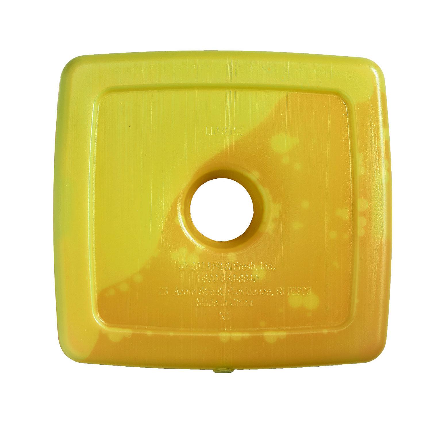 Fit + Fresh Kids 6 Cool Coolers Ice Packs Hard and Soft in Square