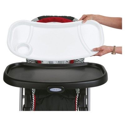 Graco Duodiner 3in1 Convertible High Chair in Black, Zink