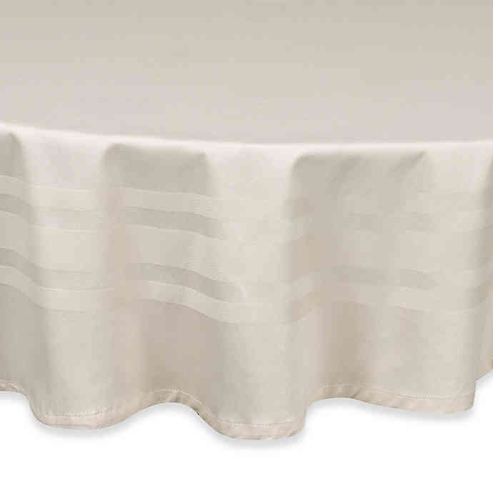 WAMSUTTA Classic 90Inch Round Tablecloth in Vanilla