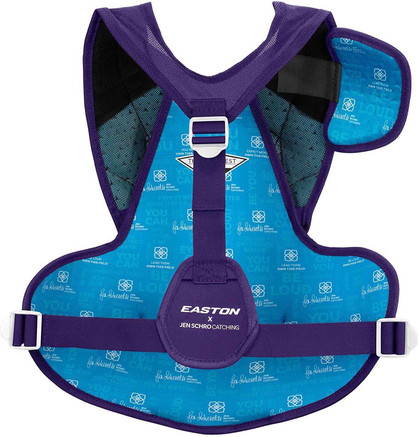 Easton Womens Jen Schro The Very Best Fastpitch Catchers Set PurpleWhite Md