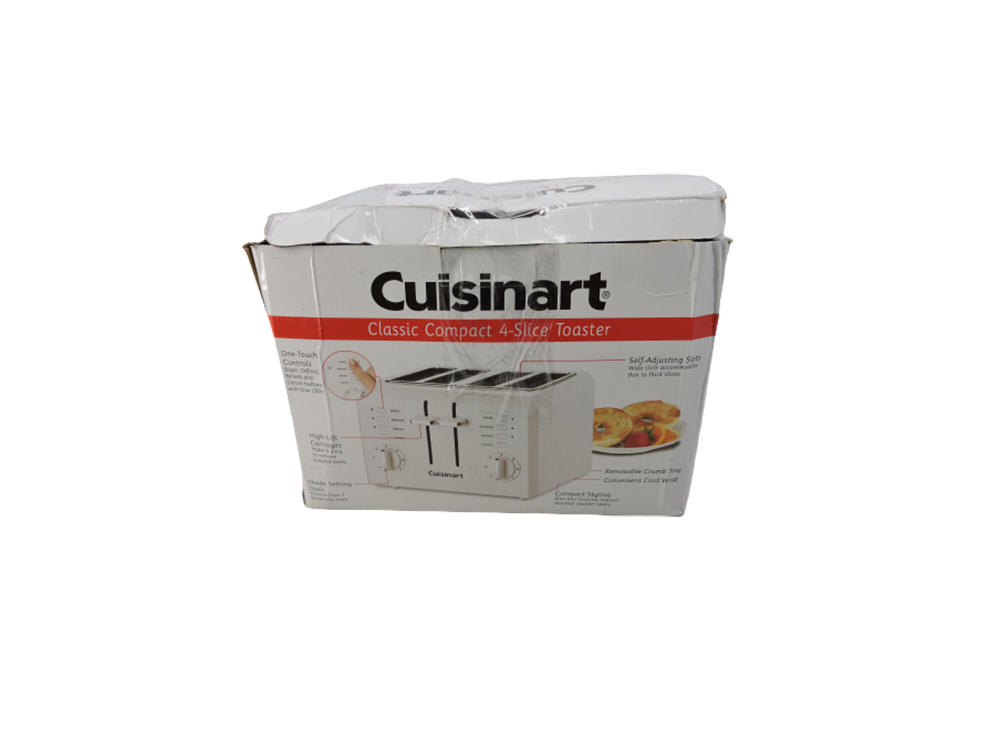 Cuisinart White Compact CoolTouch 4Slice Toaster