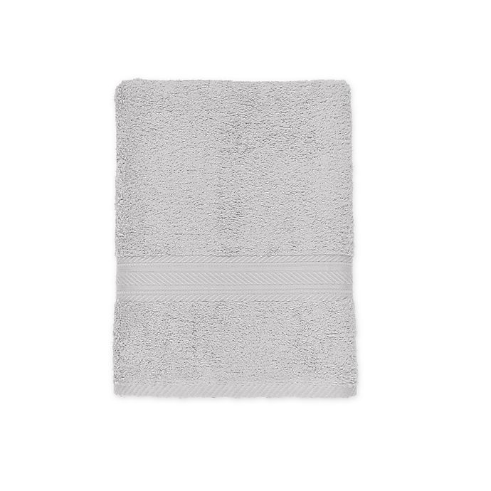 SIGNATURE Bath Towel in Silver set of 3