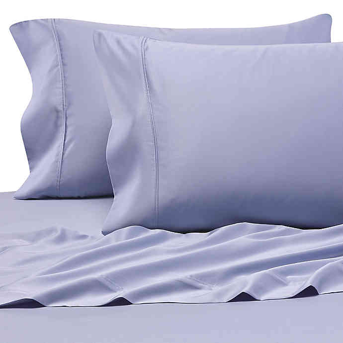 PURE BEECH 100% Modal Sateen King Pillowcase Pair in Blue