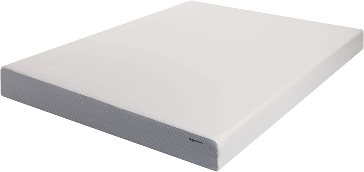 AMAZONBASICS Memory Foam Mattress Extra Support Bed, Medium Firm Feel, 8Inch, Full Size