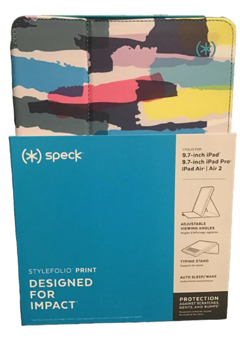 Speck Stylefolio Print 10.5 inch iPad Pro/ iPad Air (2019) Multi Stripe