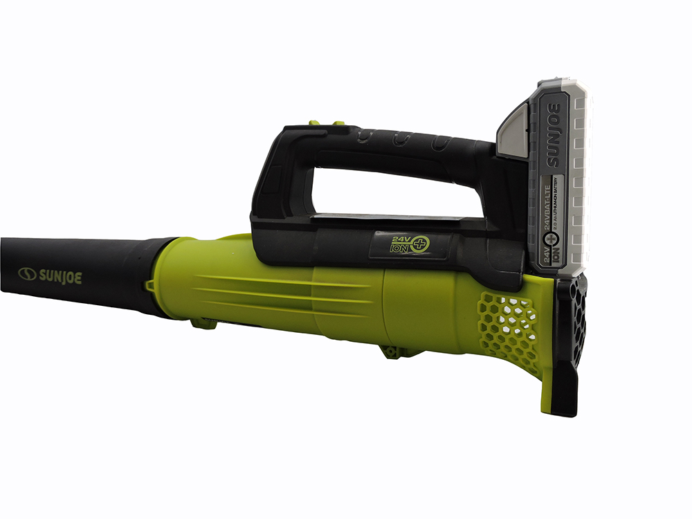 Sun Joe 24VTBLTE 24Volt iON+ Cordless Compact Turbine Jet Blower Kit, 100MPH