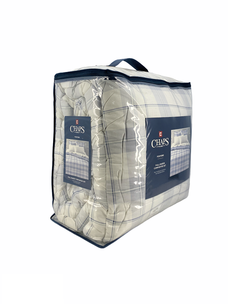 Chaps Home Foxford King Comforter Set in Grey