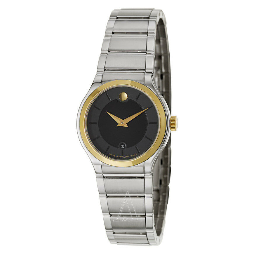 Movado Quadro Black Dial Men's Watch 0606954