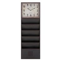 Benton Wall Clock with 5 Trays
