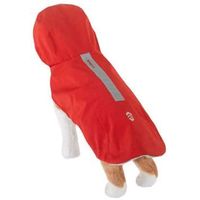 Free Country Dog's Raincoat Jacket in Poppy Red, Medium