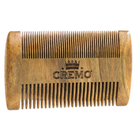 CREMO Premium DualSided Sandalwood Beard Comb Static & Snag Free 1ct