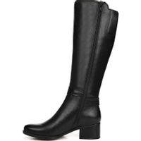 SOUL Naturalizer Ladies Tall Kona Black Leather Boot in Black, 8M