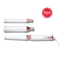 T3 Whirl Trio Interchangeable Styling Wand Set: Tapered, 1”, 1.5”
