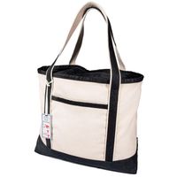 Dawn Patrol Canvas Carry All Tote Bag In Black