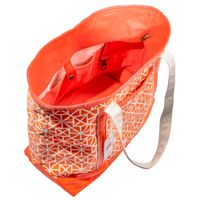 Dawn Patrol Canvas Carry All Tote Bag In Coral