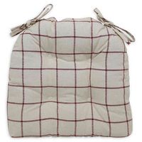 Brentwood Originals Seton/Seaview Reversible Chair Pad in Red