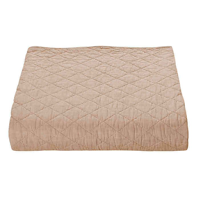 BRIDGE STREET SKYLAR FULL/QUEEN COVERLET IN DUSTY CLAY