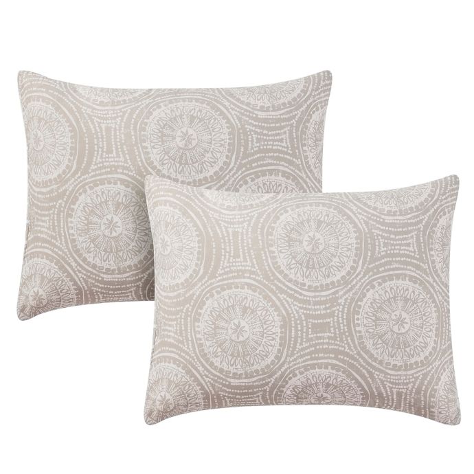Ohana All in One 9Piece Cal King Comforter Set in Tan