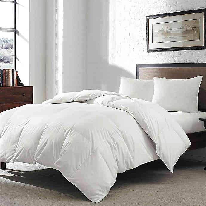 MICROFIBER DOWN ALTERNATIVE TWIN COMFORTER IN WHITE