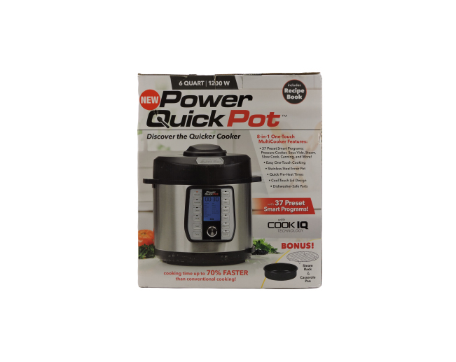 Power Quick Pot 6 QUART Multi Use Programmable Pressure Cooker