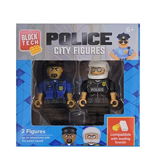 Block Tech 2 Figures Police City Figures