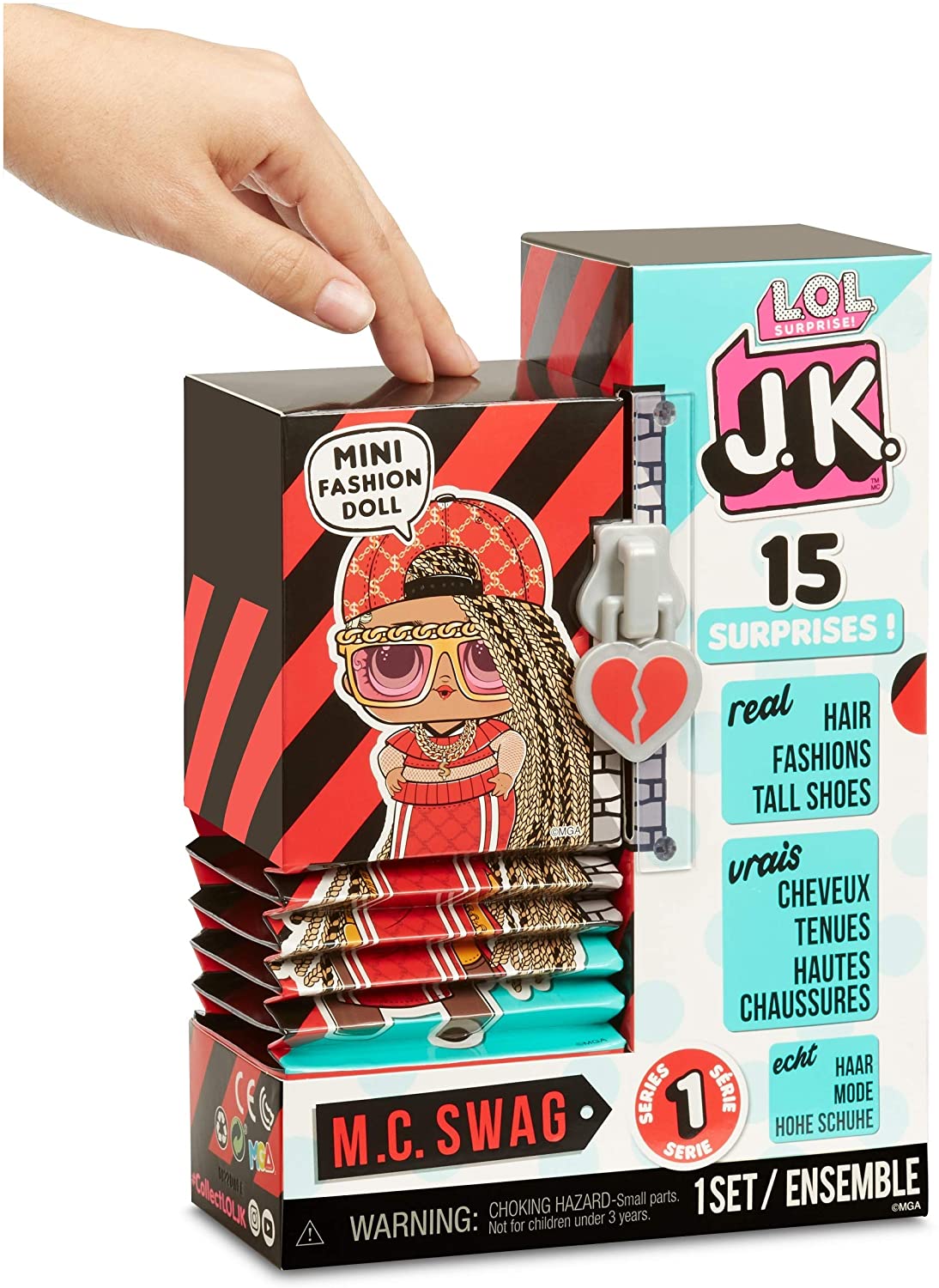 L.O.L. Surprise! JK M.C. Swag Mini Fashion Doll