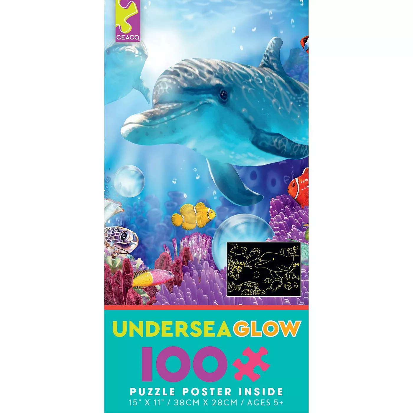 Ceaco Dolphin Journey Puzzle 100pc