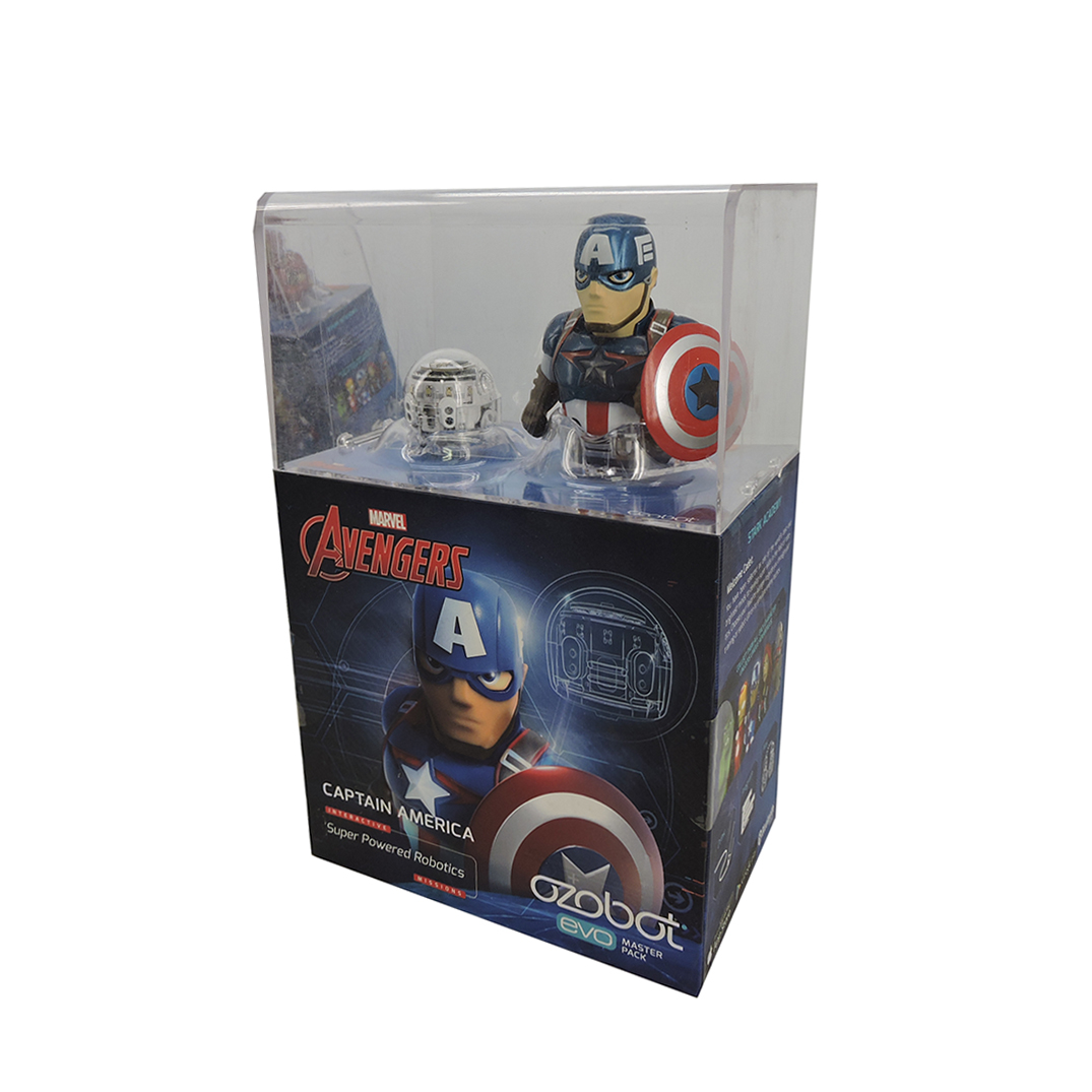 Ozobot Captain America Super Powered Robotics evo master pack