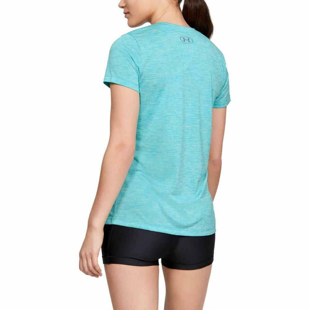 Under Armour Women's Tech Short Sleeve VNeck In Breathtaking Blue, XL