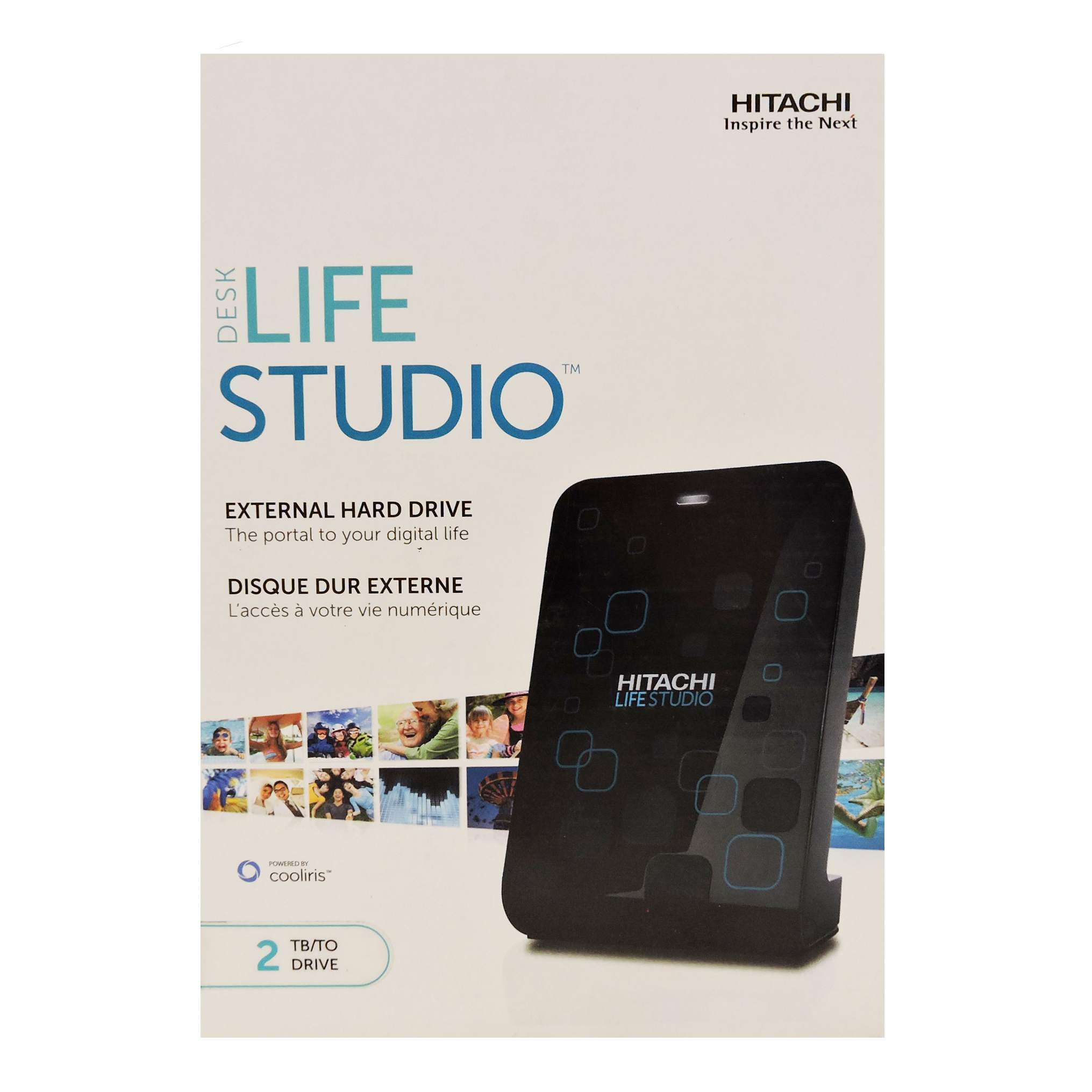Hitachi Desk Life Studio 2TB External Hard Drive