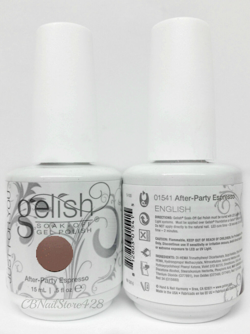 Gelish Soak Off LED/UV AfterParty Expresso (0.5oz) 541