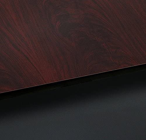 Flash Furniture Rectangular Hospitality Table in Black/Mahogany (24 x 30 inch, 6Pack)