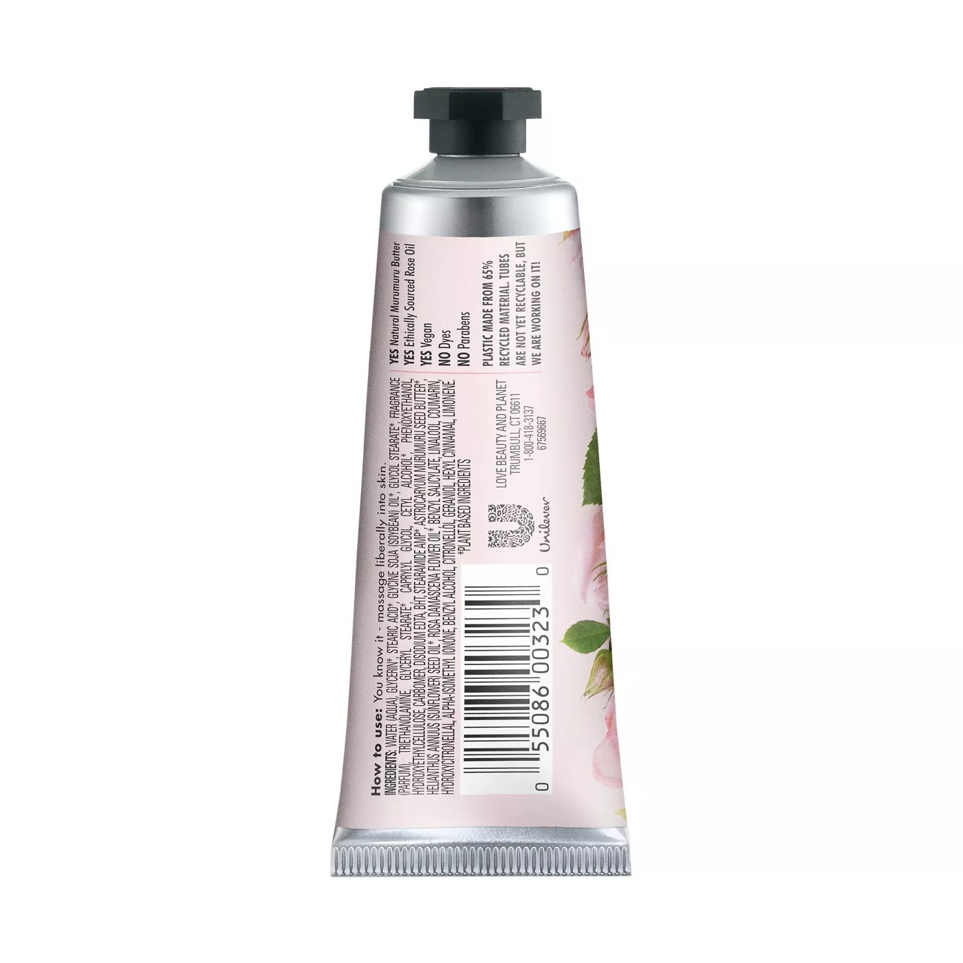 Love Beauty and Planet Rose Hand Cream 1oz