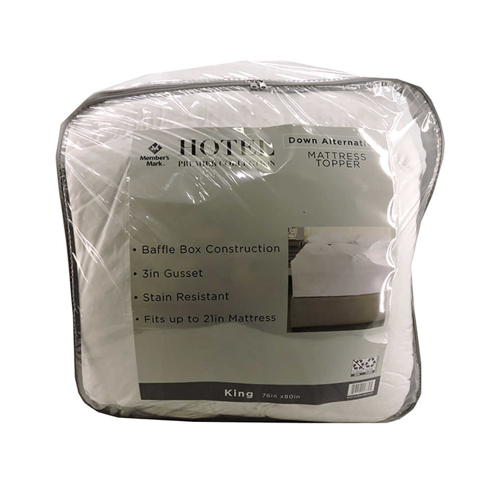 Member's Mark 100% Cotton King Mattress Topper