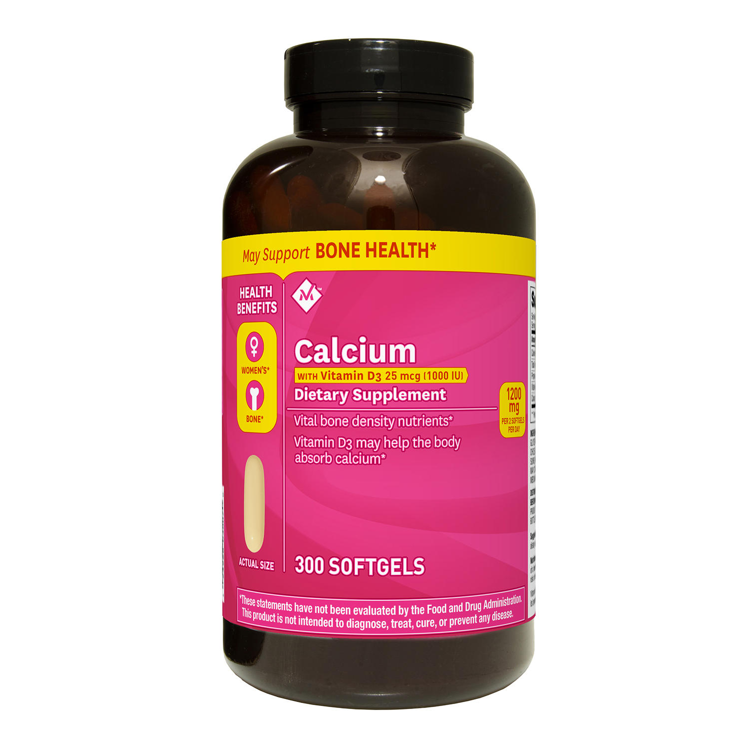 Member's Mark Calcium with Vitamin D3 Dietary Supplement for Women (300 ct.)