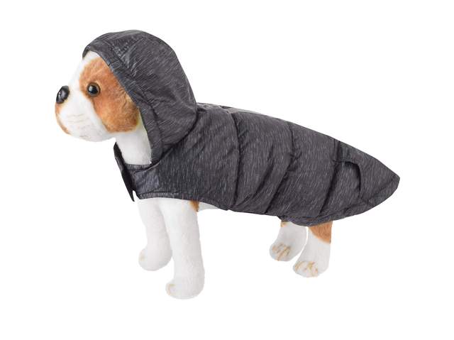Free Country Dog Raincoat In Black, XS