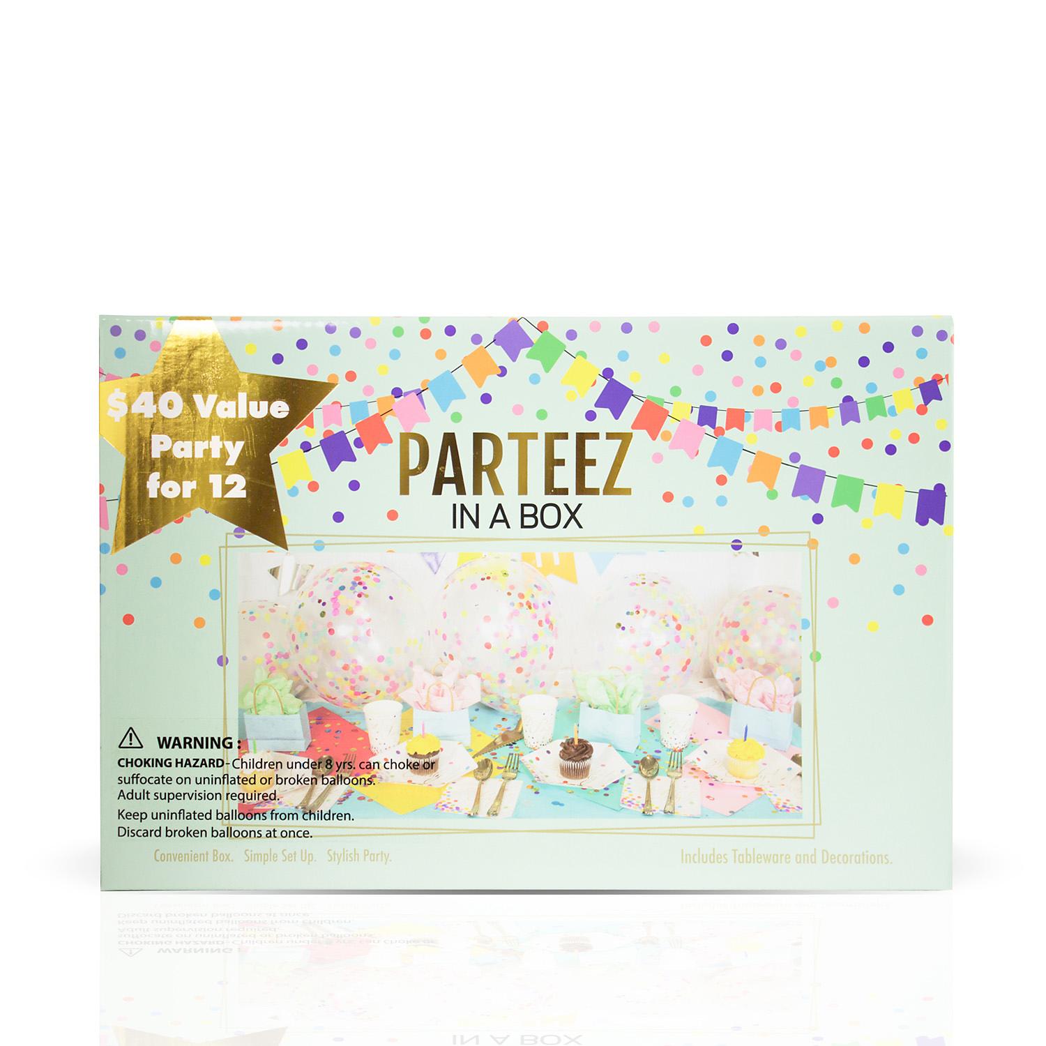 Parteez in a Box, Celebration Party Set of 12
