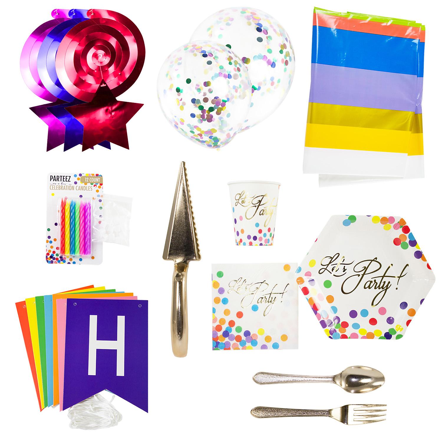 Parteez in a Box, Celebration Party Set of 12