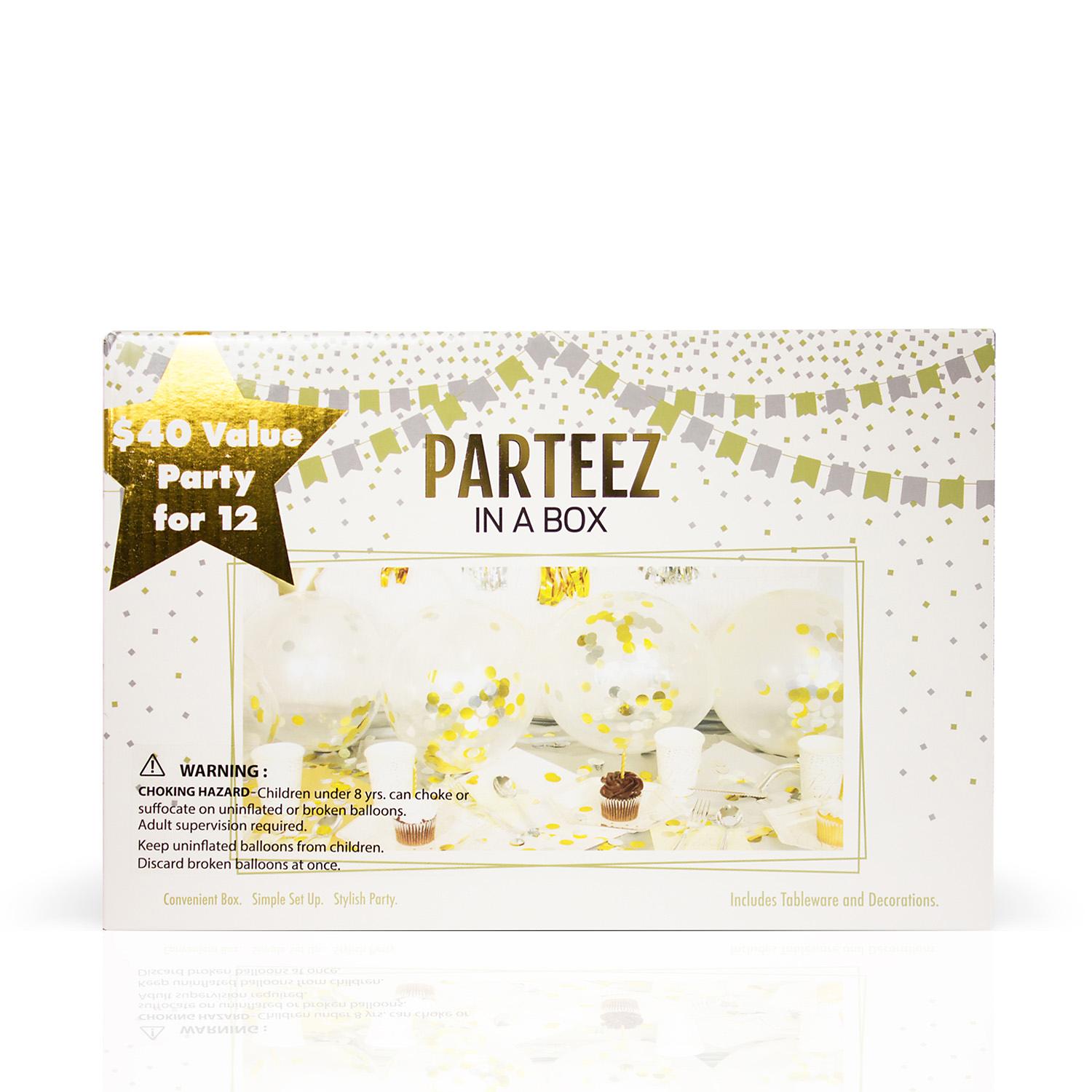 Parteez in a Box, Birthday Party Set of 12
