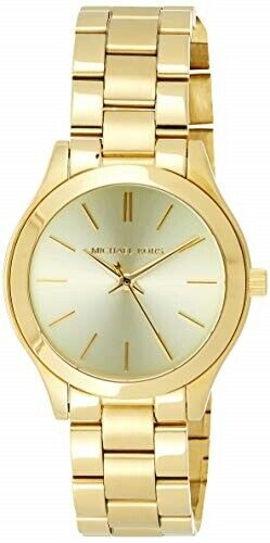 Michael Kors Women's Mini Slim Runway GoldTone Watch MK3512