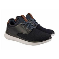 SKECHERS Men's Slip On Shoe Navy/Black, 12