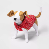 WONDERSHOP Marled Red Holiday Dog and Cat Sweater in Red, Small
