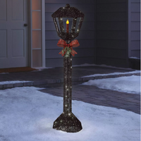 Philips 70ct LED Christmas Lamp Post Glitter Novelty Silhouette Lights