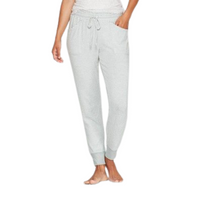STARS ABOVE Women's Striped Perfectly Cozy Lounge Jogger Pants In Smoke Green, S