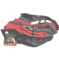 STAR WARS Boys' 6pk Star Wars NoShow Socks Black