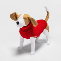 WONDERSHOP Knit Holiday Dog and Cat Sweater in Red, Small
