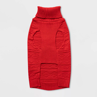 WONDERSHOP Knit Holiday Dog and Cat Sweater in Red, Small